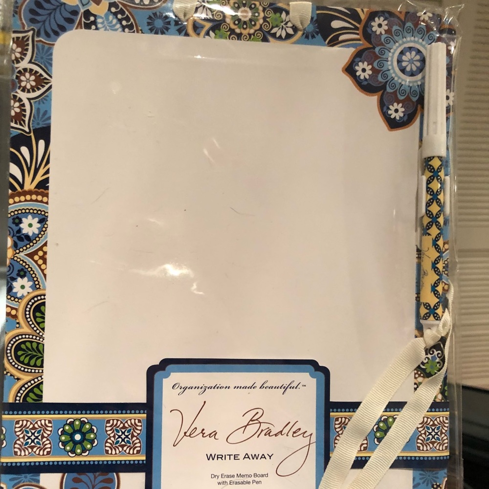 Vera Bradley white board